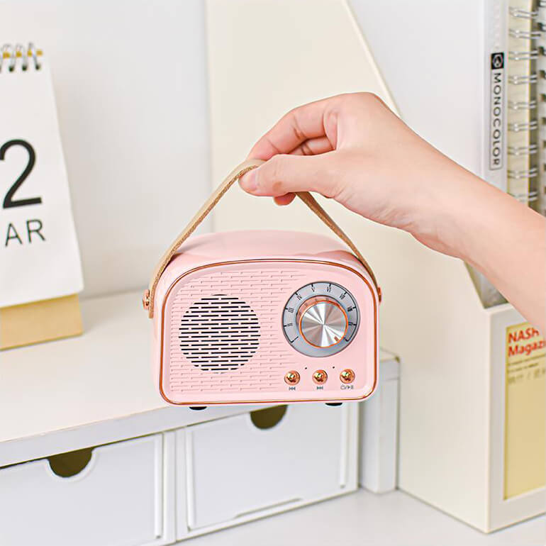 Bellezza | Bluetooth Højttaler – Vintage Design med Trådløs Funktion-3