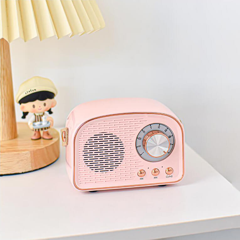 Bellezza | Bluetooth Højttaler – Vintage Design med Trådløs Funktion-5