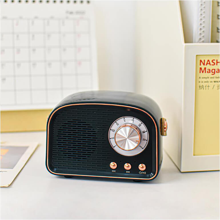 Bellezza | Bluetooth Højttaler – Vintage Design med Trådløs Funktion-1