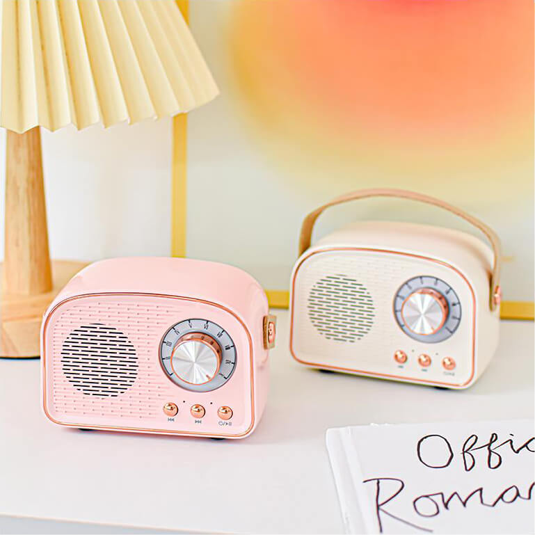Bellezza | Bluetooth Højttaler – Vintage Design med Trådløs Funktion-4