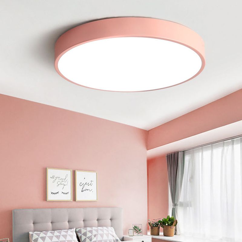 RingLuxe | Loftlampe – Blødt LED-lys for harmonisk atmosfære Lyserød Nuvenci.dk
