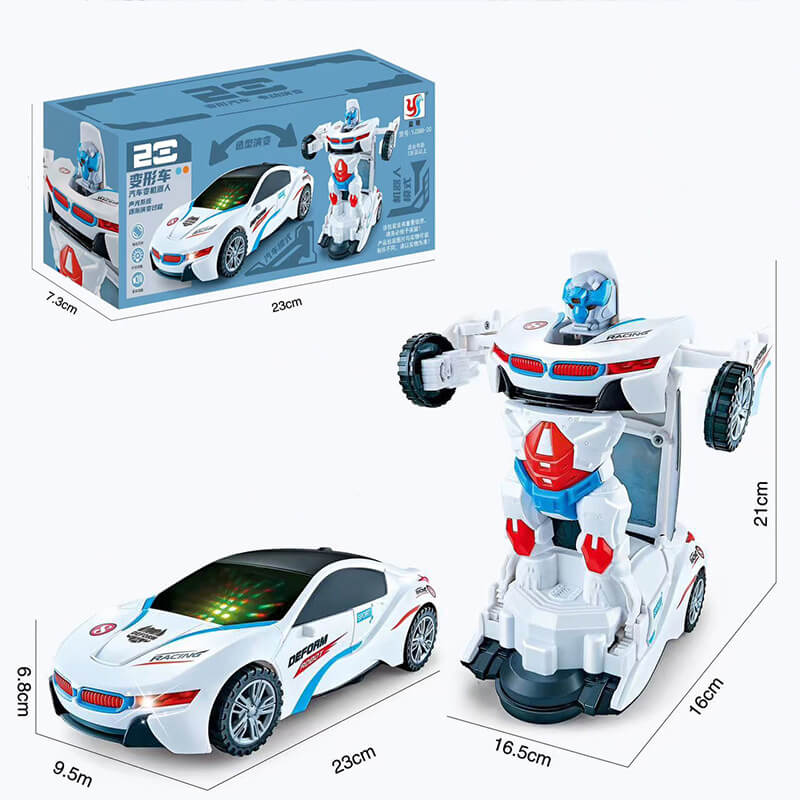 Robi | Elektronisk Formskiftende Universel Robotbil Gul Sportsvogn Nuvenci.dk