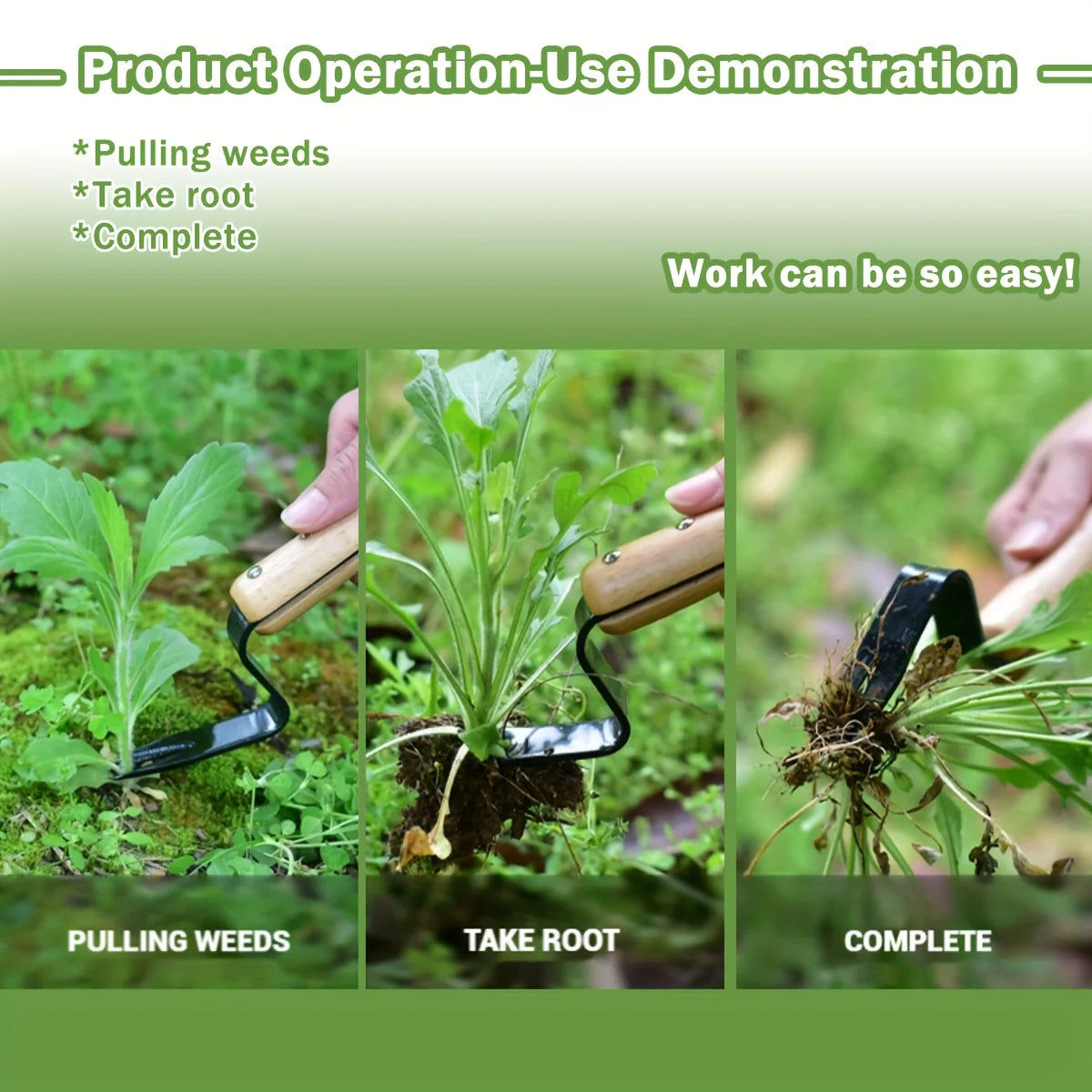 RootCraft | Ukrasteger i rustfrit stål med træhåndtag Nuvenci.dk