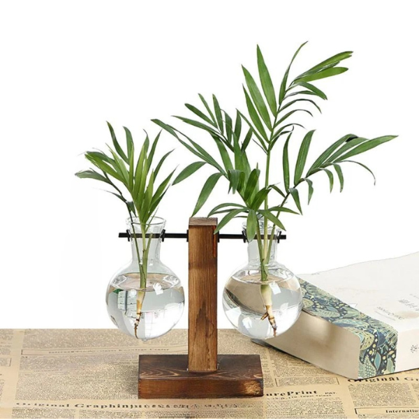 RootFrame | Træramme Hydroponisk Plantevase C Nuvenci.dk