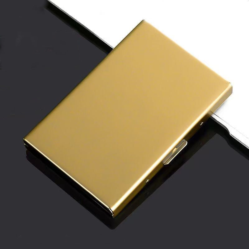 SafePouch | RFID Kortholder – Slank & Lommevenlig Sikkerhed Guld Nuvenci.dk