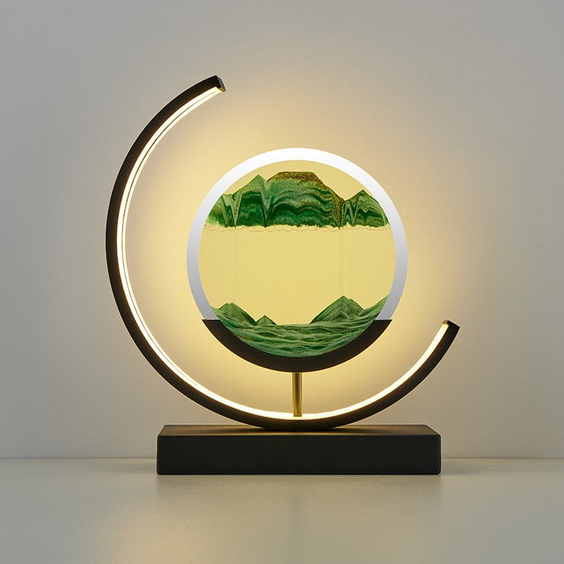 Sandlampe | Premium LED-Dekorationslampe Grøn Nuvenci.dk