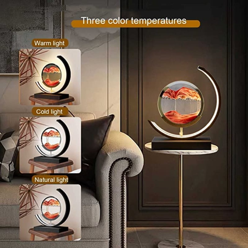 Sandlampe | Premium LED-Dekorationslampe Nuvenci.dk