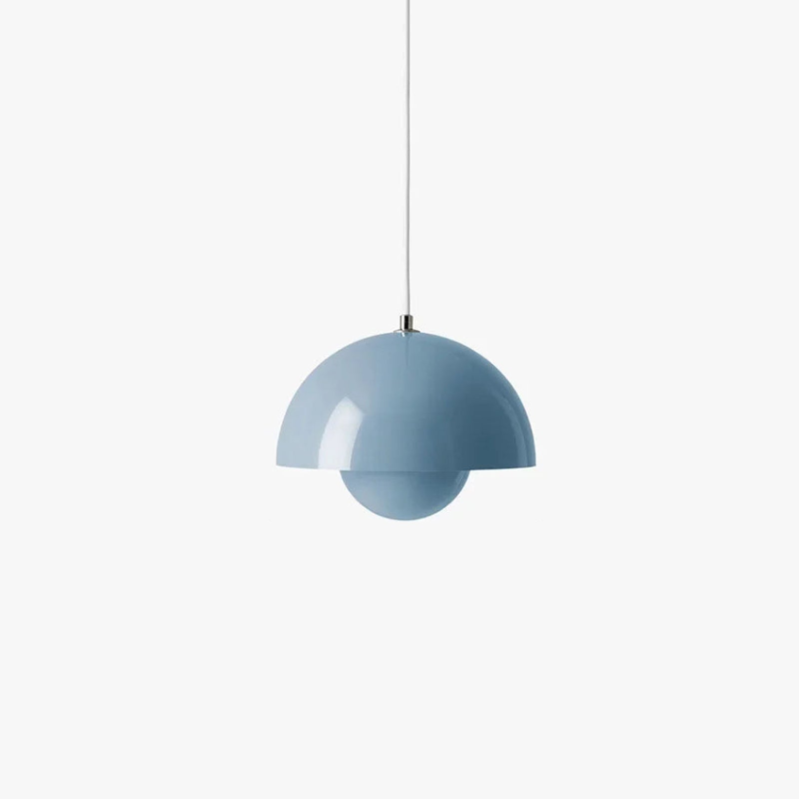 ScandiPetal | Elegant Pendellampe med floral note Blå Nuvenci.dk