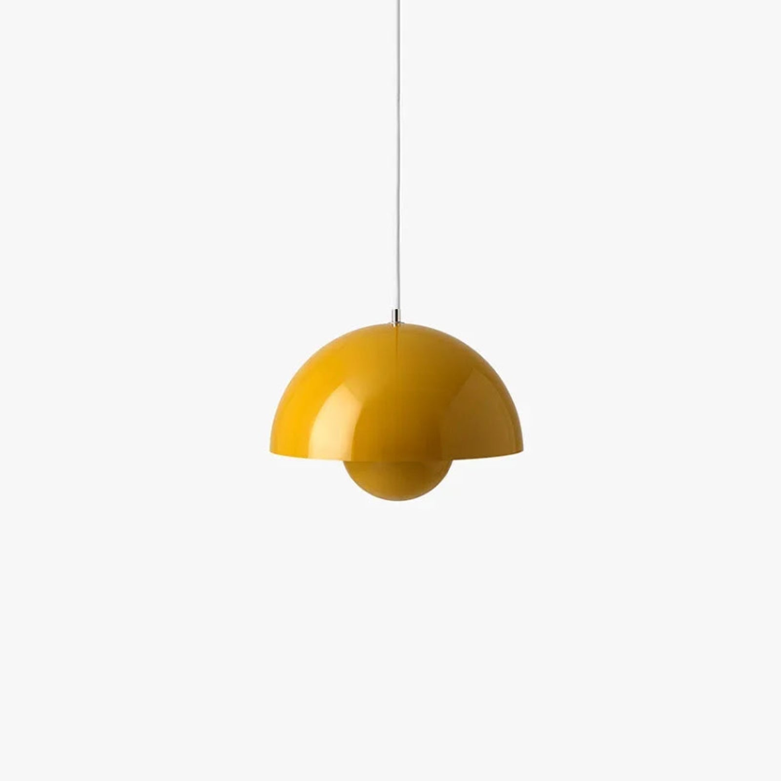 ScandiPetal | Elegant Pendellampe med floral note Gul Nuvenci.dk