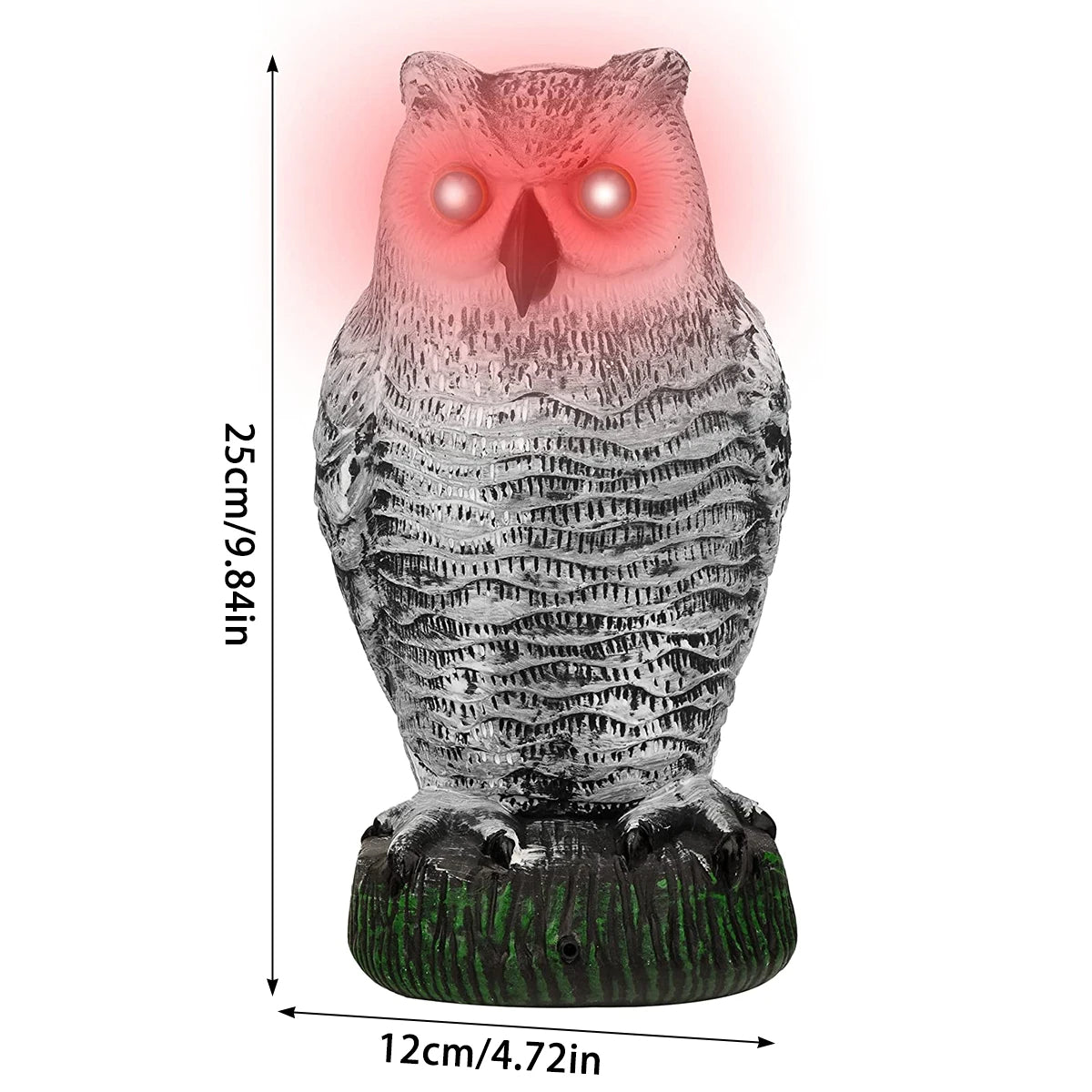 ScareOwl | Realistisk Ugle Attrappe Vogelskræmmer Nuvenci.dk