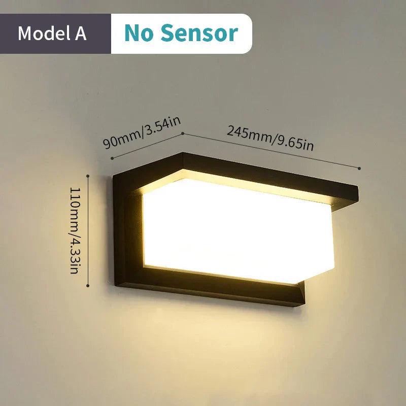 SenseGlow | Intelligent LED Væglampe med bevægelsessensor Nuvenci.dk