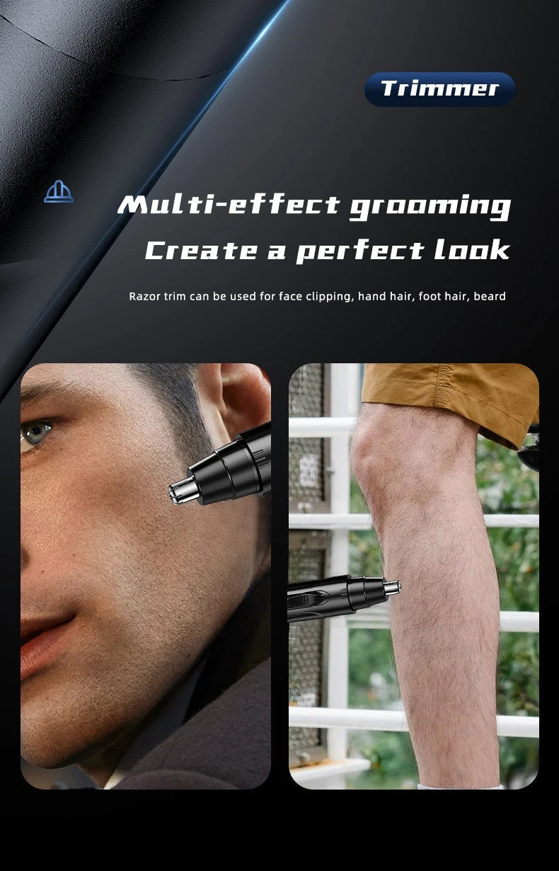 SharpLuxe | Trimmer i Rustfrit Stål | Skånsom Pleje Hver Dag Nuvenci.dk