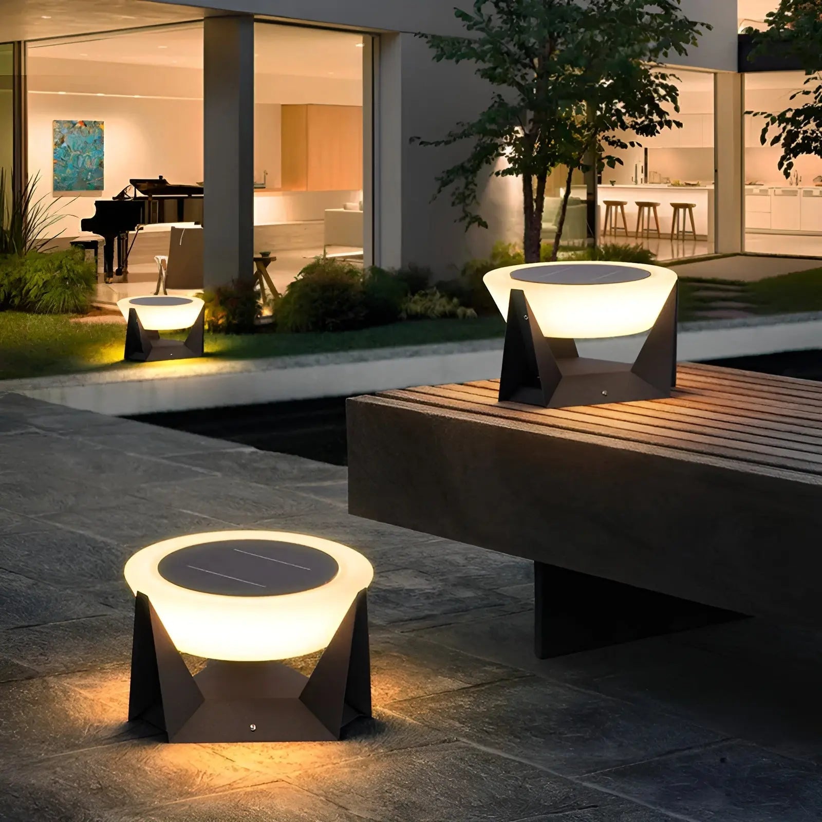 ShintoShine | Luksuriøs solhave lampe i japansk stil Nuvenci.dk