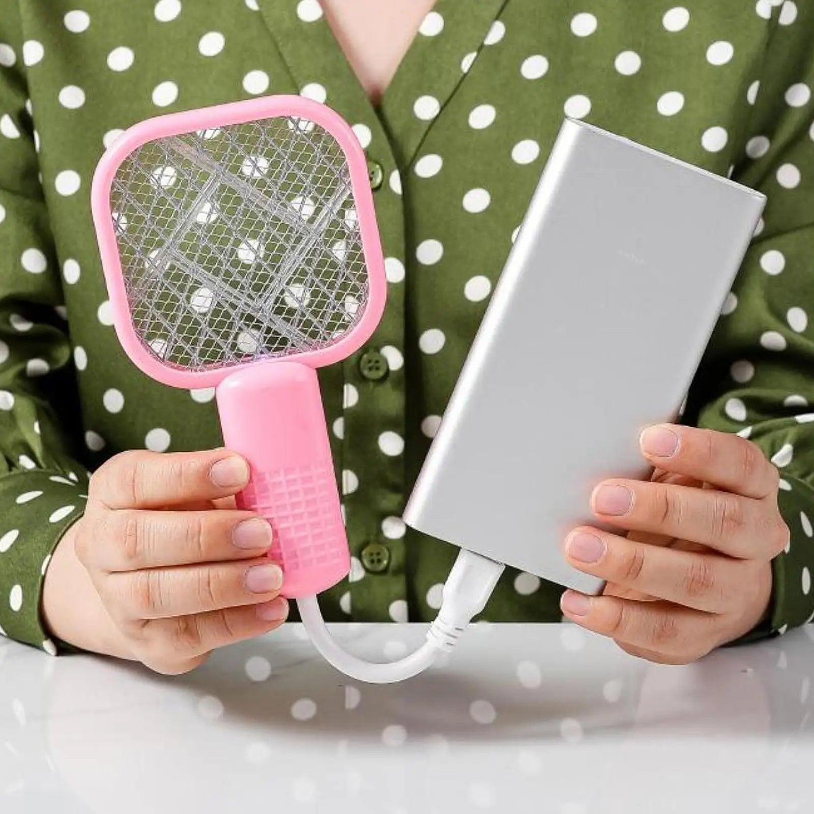 SilentZap | Kompakt USB-Mygudræber Rosa Nuvenci.dk