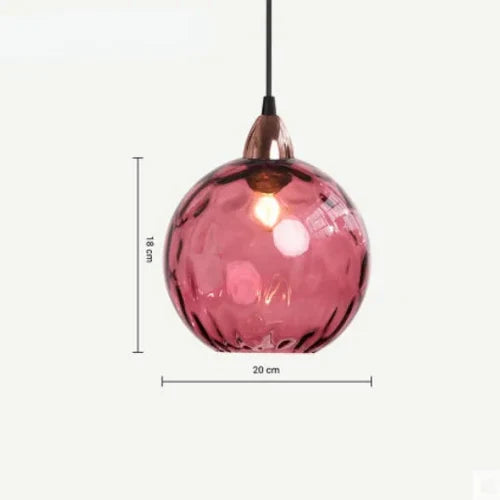 SilvaGlobe | Glas Kugle Pendelampe Rosenbrand Nuvenci.dk