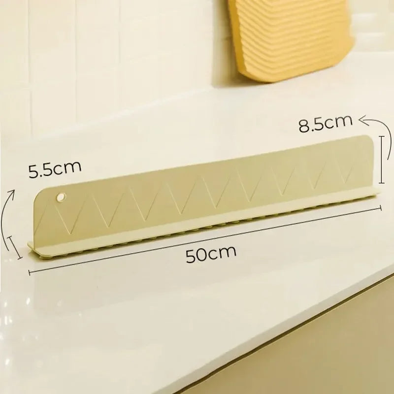 SinkSafe | Silikone Vaskeskum Sprøjtbeskyttelse med Sugekopper Beige Nuvenci.dk