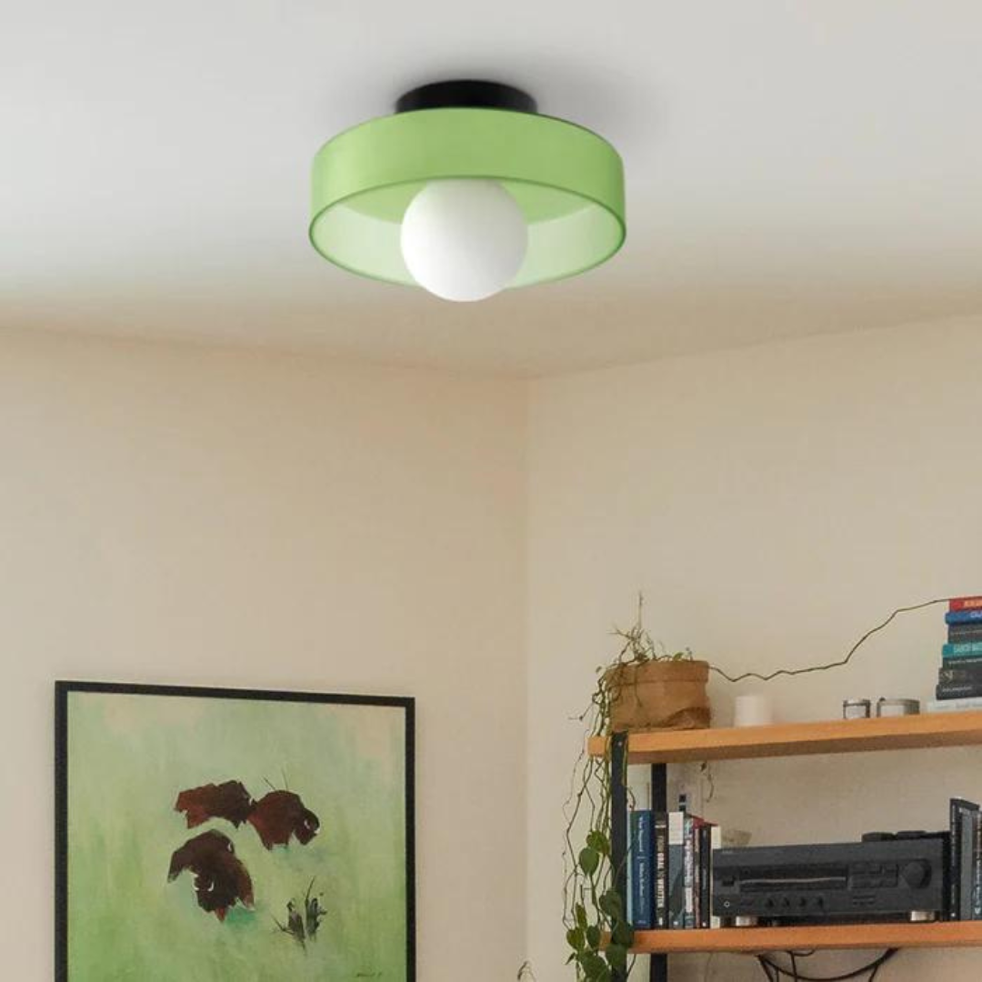 SkyLumi | Rund Loftlampe med Stilfuld Funktionalitet Nuvenci.dk