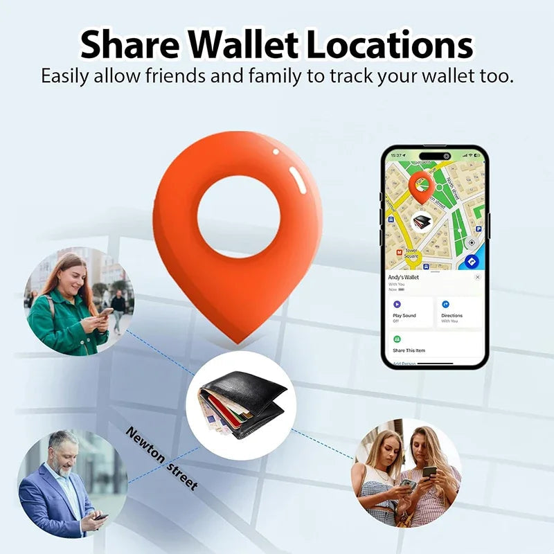 SlimFind | Ultradun Apple Tracker med trådløs opladning Nuvenci.dk
