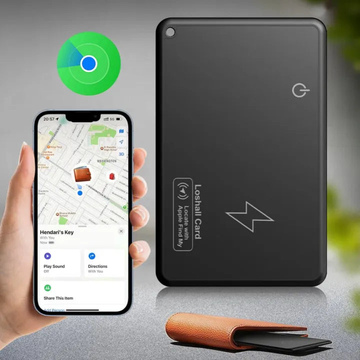 SlimFind | Ultradun Apple Tracker med trådløs opladning Nuvenci.dk