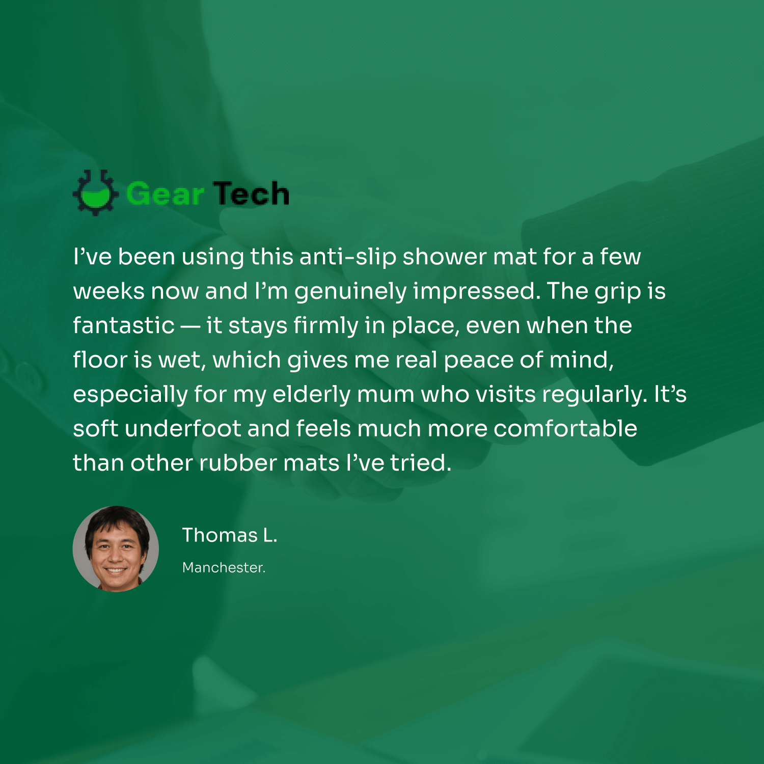 SlipFree | Badeværelsesmåtte – Skridsikker og Hygiejnisk Tryghed Nuvenci.dk