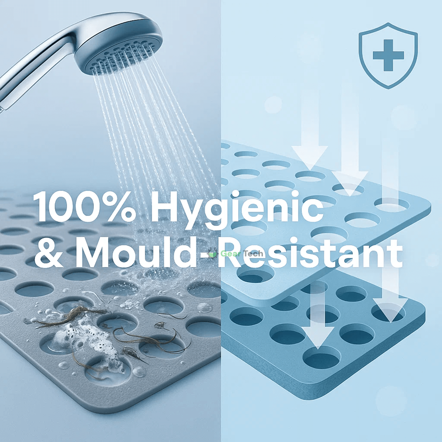 SlipFree | Badeværelsesmåtte – Skridsikker og Hygiejnisk Tryghed Nuvenci.dk