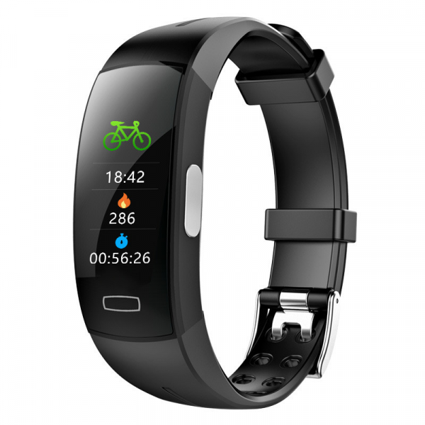 SmartFit | Kompakt Bluetooth Smartwatch – Puls- & blodtryksmåling til din aktive hverdag Sort Nuvenci.dk