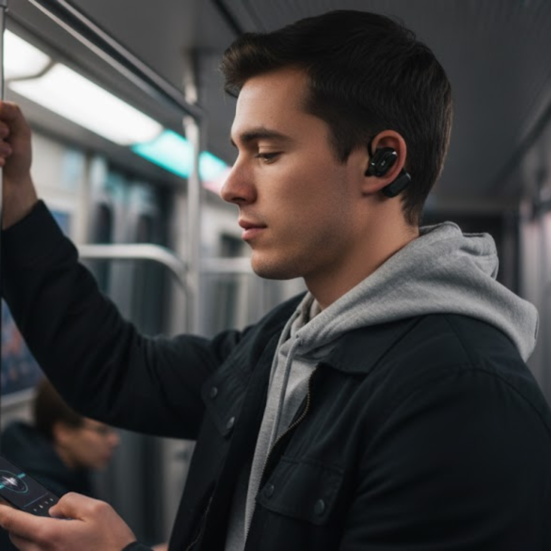 SmartSpeak | AI Translator Earbuds Realtidsoversættelse, problemfri kommunikation Nuvenci.dk