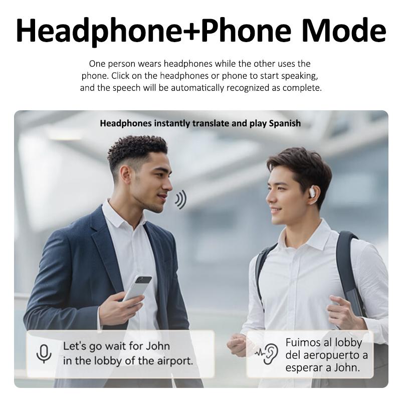 SmartSpeak | AI Translator Earbuds Realtidsoversættelse, problemfri kommunikation Nuvenci.dk