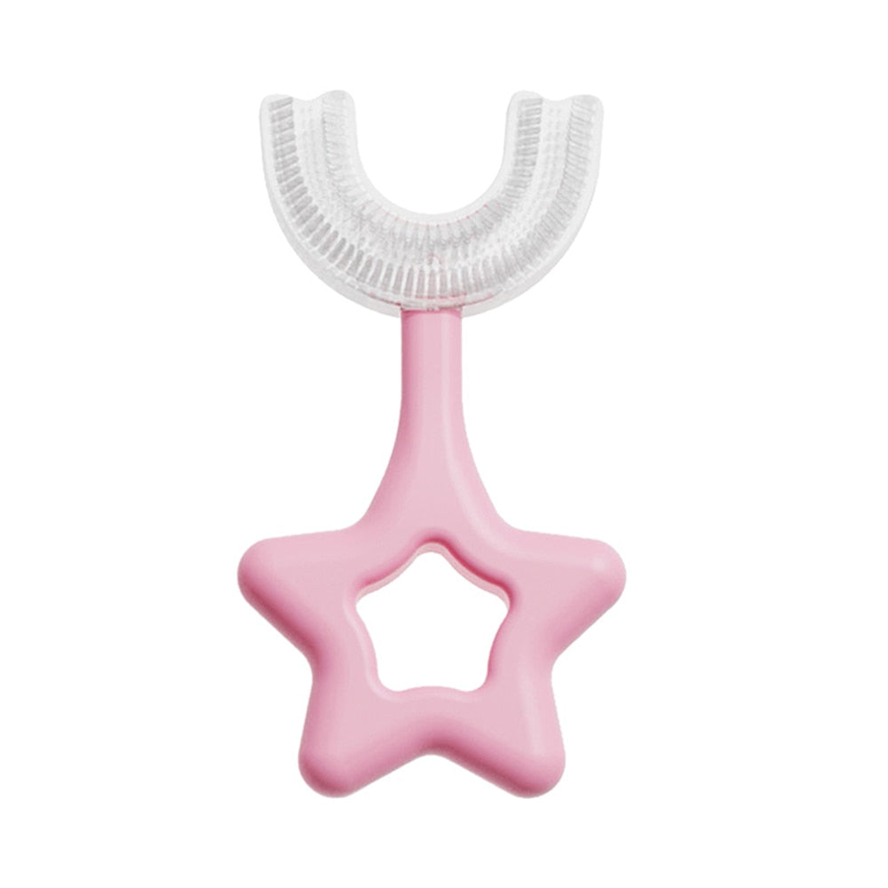 SmileBrush | Effektiv U-formet børnetandbørste A Rosa Nuvenci.dk