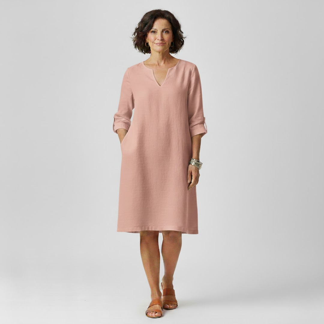 Sorella | Kjole – Feminint Snit og Tidløs Elegance Pink Nuvenci.dk