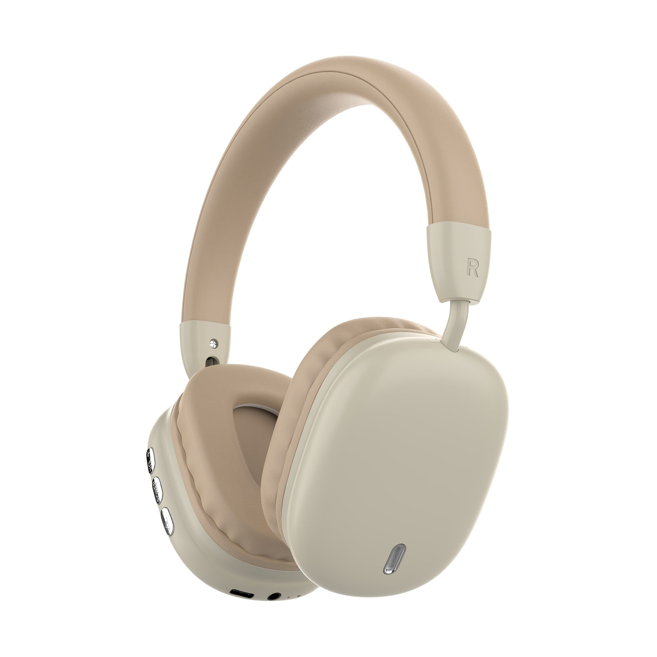 SoundForge | Trådløst Gaming Headset med Hi-Fi Stereo og Dyb Bas Khaki Nuvenci.dk