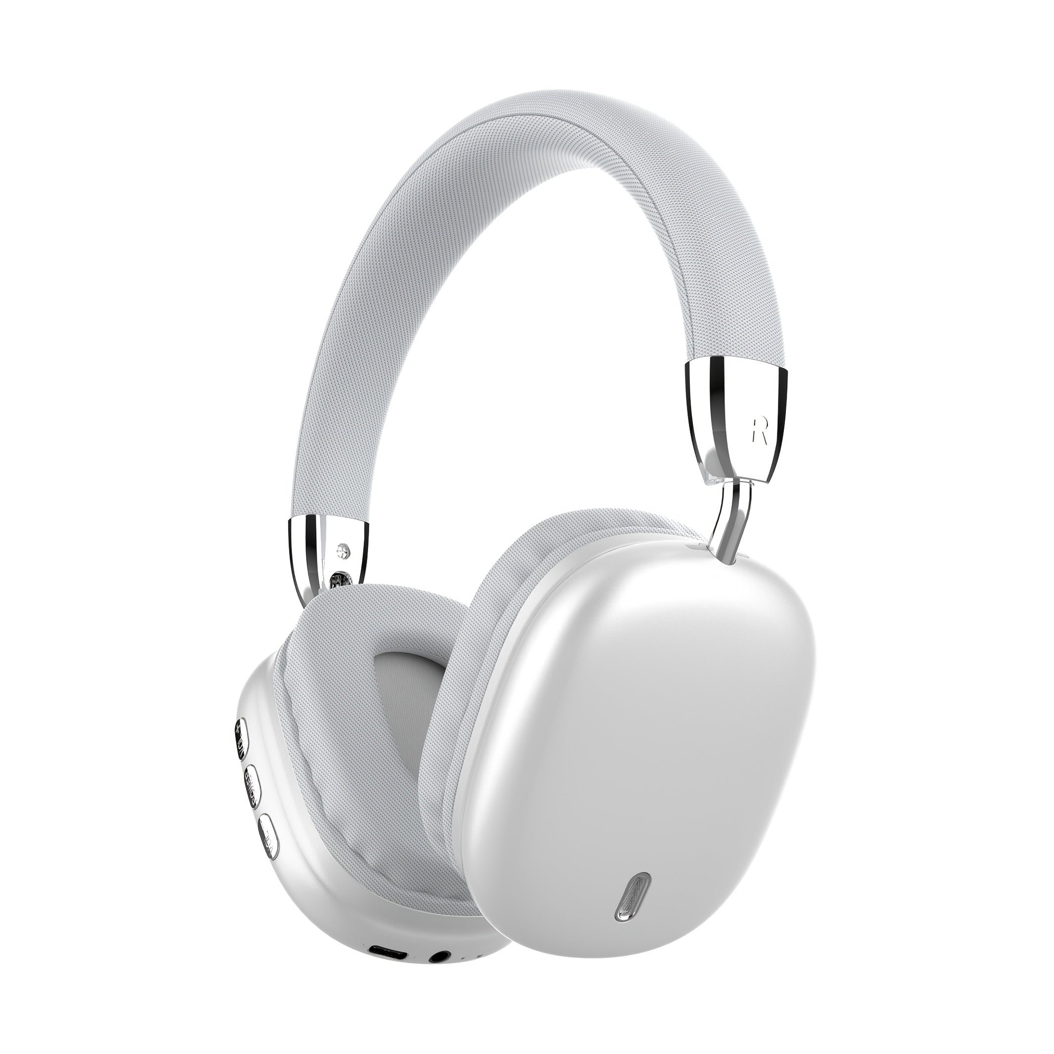SoundForge | Trådløst Gaming Headset med Hi-Fi Stereo og Dyb Bas Sølv Nuvenci.dk