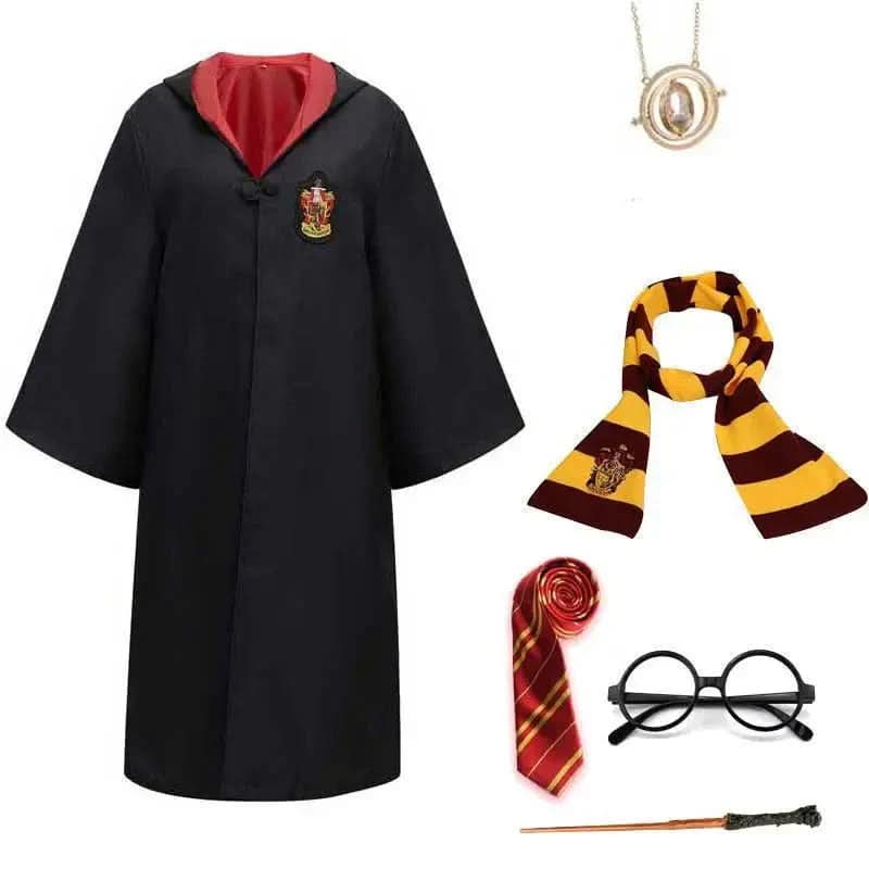 Spellweave - Komplet Skoleinspireret Kostumesæt Gryffindor + Tilbehør Nuvenci.dk