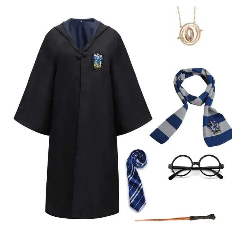 Spellweave - Komplet Skoleinspireret Kostumesæt Ravenclaw + Tilbehør Nuvenci.dk