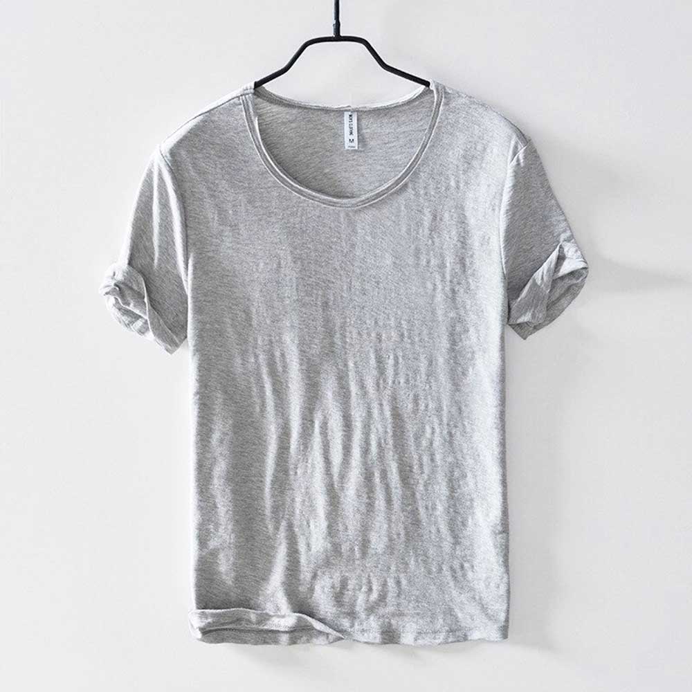 Spencer | Klassisk T-shirt til Heldags Komfort Grå Nuvenci.dk