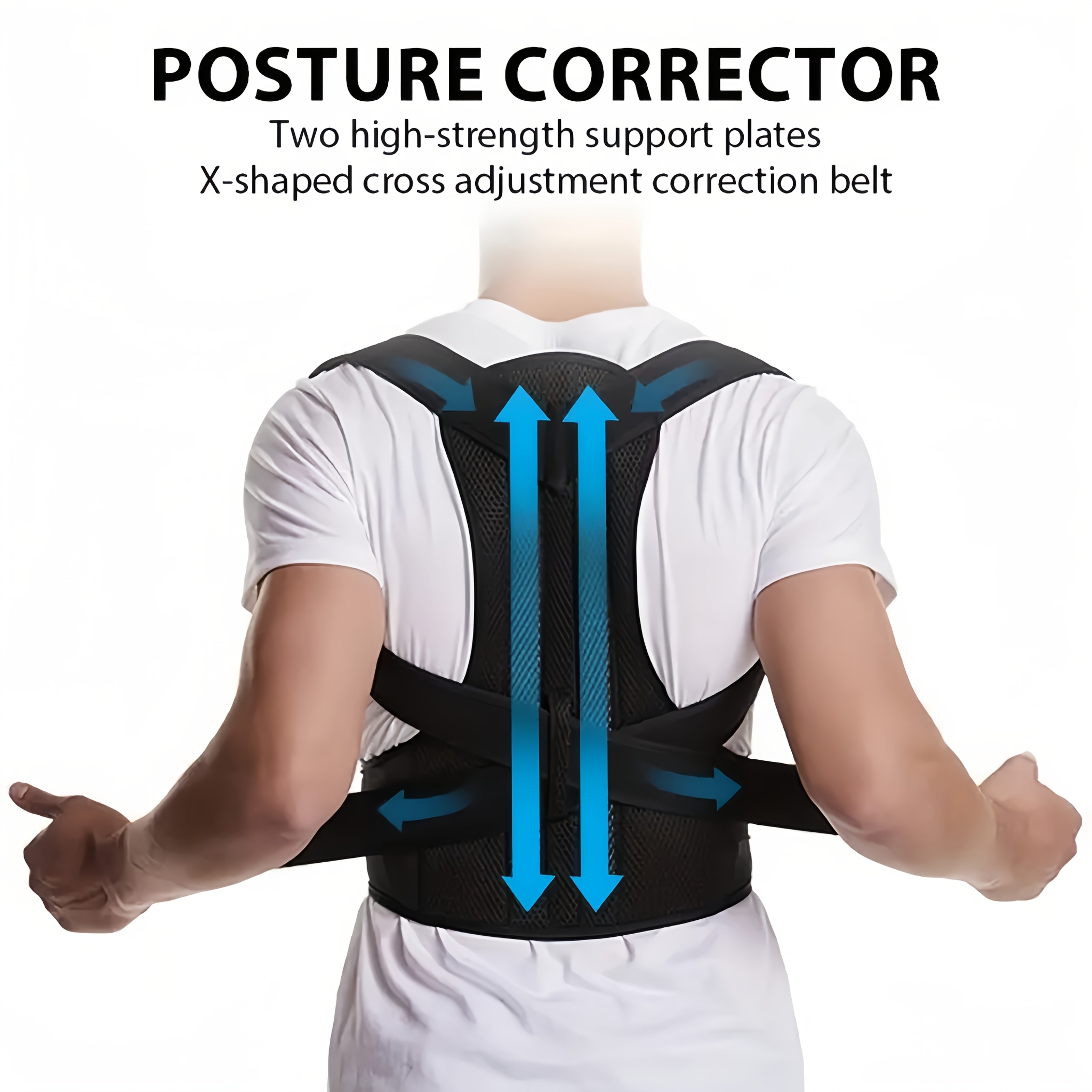 SpineShield | Unisex Rygrem for Kropsholdningskorrektion Nuvenci.dk