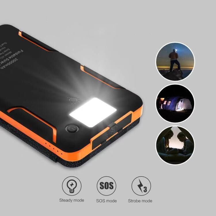 PowerRay | 25000mAh Udendørs Powerbank med Sol