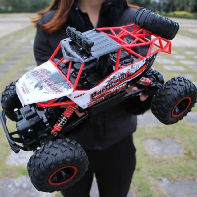 StormDrive | RC Bil – 4x4 Terrænstyrke og Stabil Kørsel Rød Nuvenci.dk