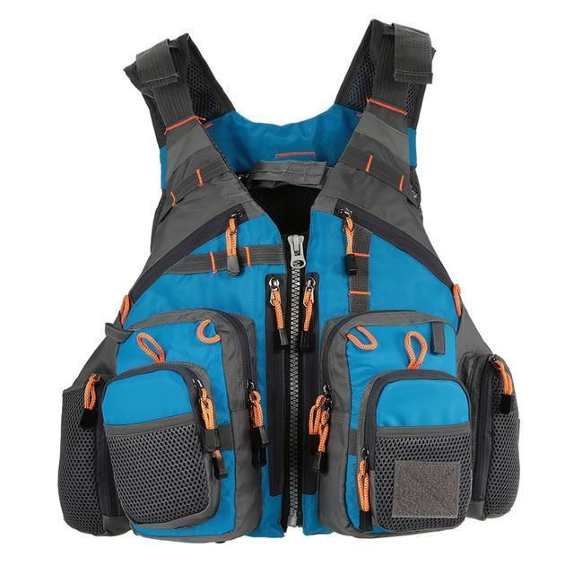 StreamGuard | Fisker Vest – Høj Sikkerhed & Justerbar Pasform Blå One Size Nuvenci.dk