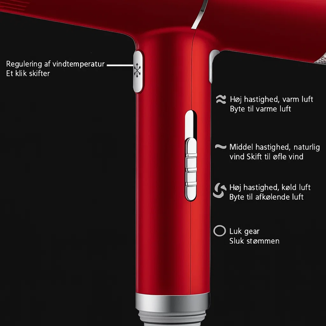SwiftDry | Magnetisk hårtørrer til ubesværet styling Nuvenci.dk