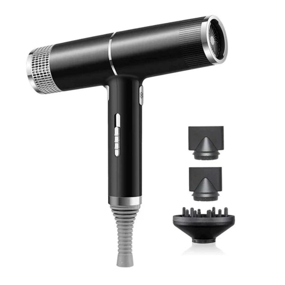 SwiftDry | Magnetisk hårtørrer til ubesværet styling Sort Nuvenci.dk