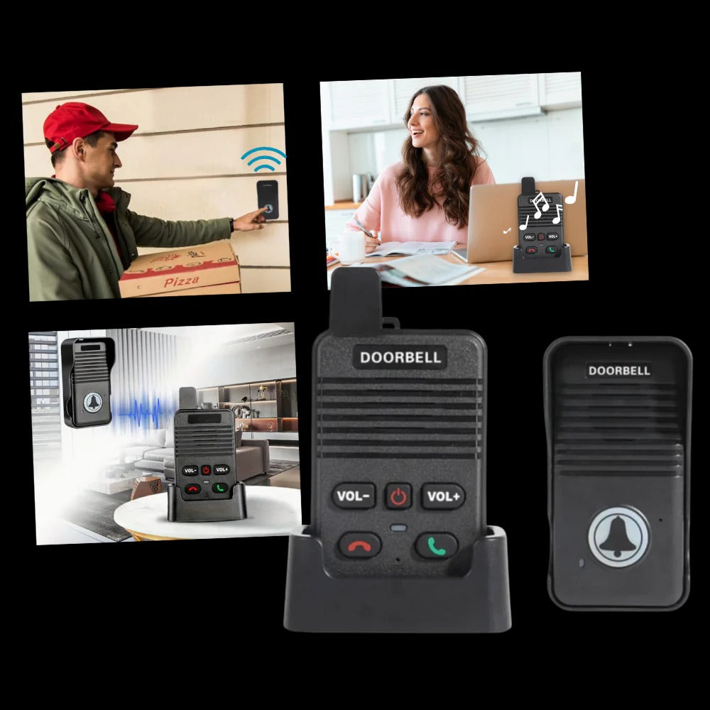 TalkBell | Avanceret kommunikations-intercom-dørklokke Nuvenci.dk