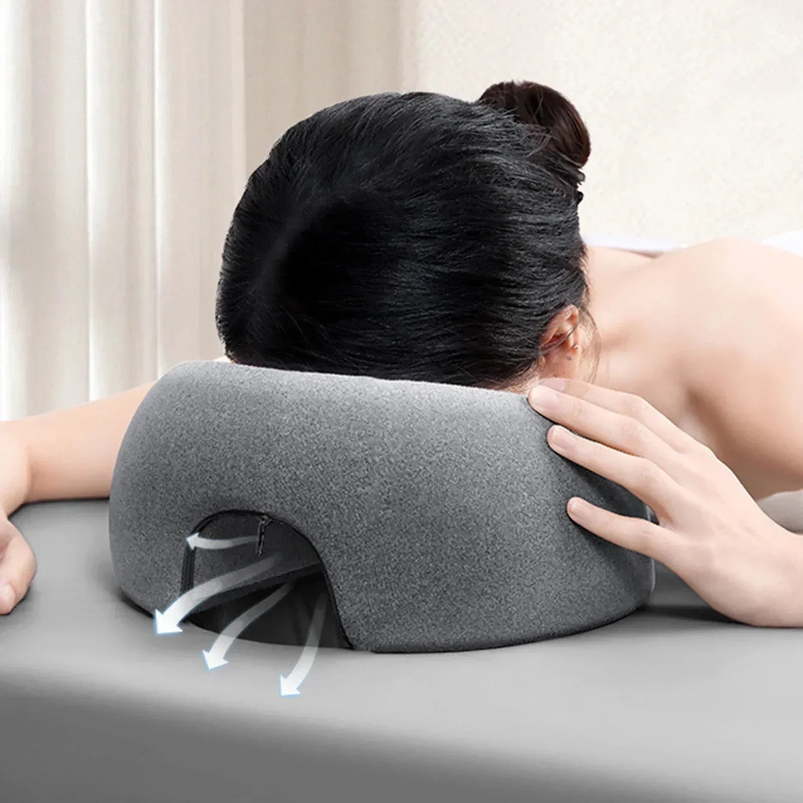 TheraNest | Ansigtspude Ergonomisk Komfort til Skønhedsbehandling Nuvenci.dk