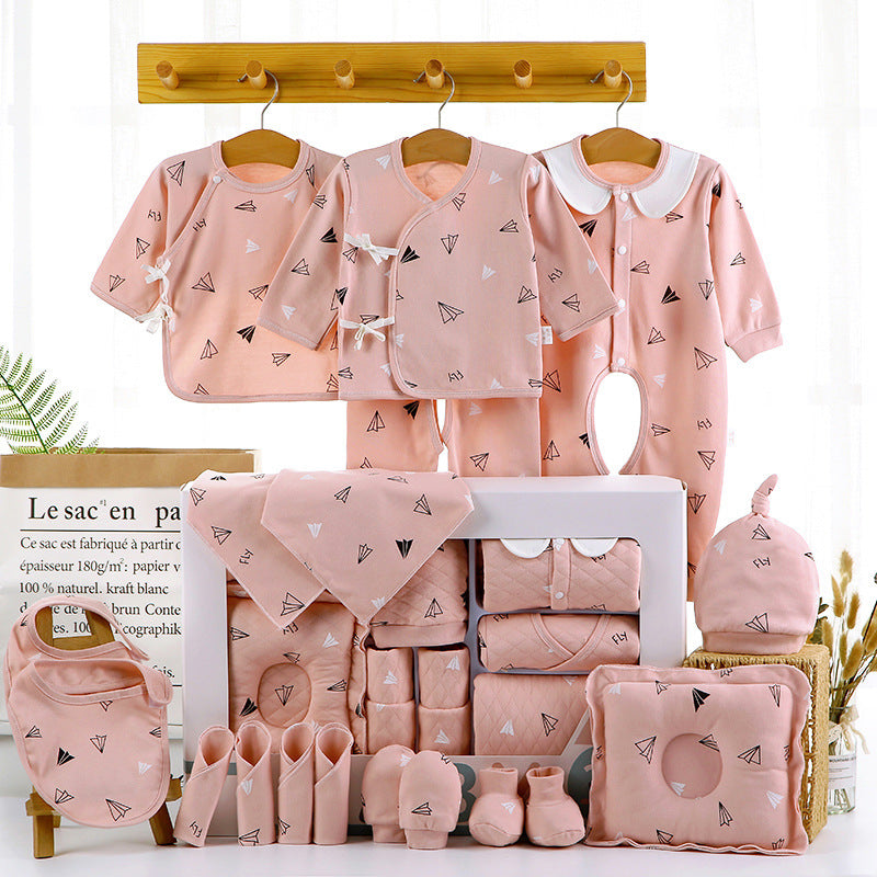 TinyHaven | Nyfødt Gaveæske – Komplet Startpakke til Baby Pink 18-dels sæt Én størrelse Nuvenci.dk