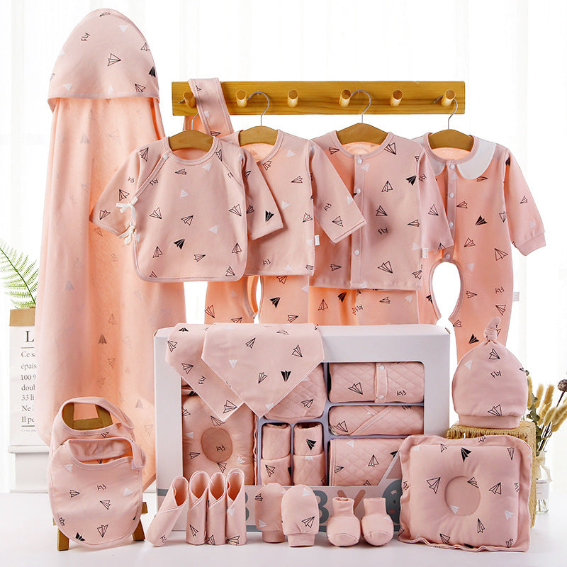 TinyHaven | Nyfødt Gaveæske – Komplet Startpakke til Baby Pink 22-dels sæt Én størrelse Nuvenci.dk