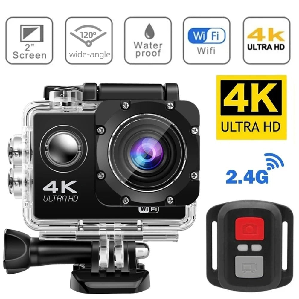 TrailCam | Actionkamera – Vandtæt 4K Eventyroptagelse Nuvenci.dk
