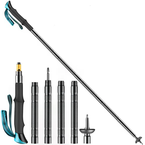 TrekSurvive | Modulerbar vandrestav med integreret multitool Nuvenci.dk