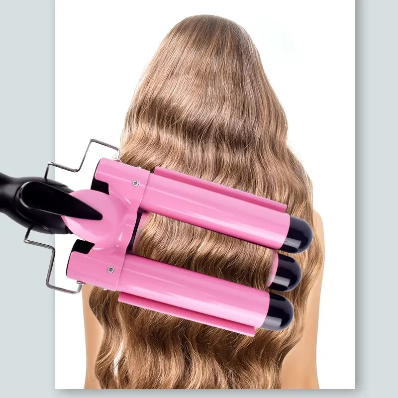 VeloCurl | Professionel 3-Tønde Styler for Hurtig Styling Nuvenci.dk