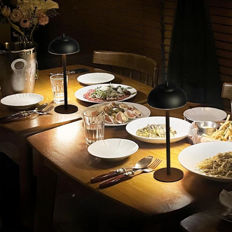 VibeLite | Trådløs Bordlampe – Justerbar Stemningsbelysning Nuvenci.dk