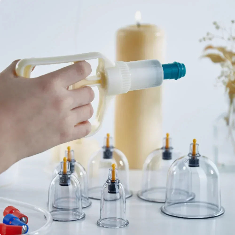 VitalCups | Vakuum Cupping – Hurtig Lindring af Ømme Muskler 32 Stk Nuvenci.dk